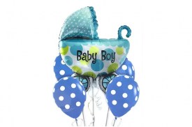 Bouquet globos cochecito con 4 globos BABY BOY (1).jpg